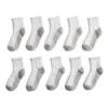 Boys' Tek Gear® 10-Pack Lightweight Quarter-Crew Performance Socks