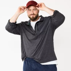 Big & Tall Tek Gear® Mixed Media Pullover