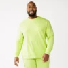 Big & Tall Tek Gear® French-Terry Lounge Crew Sweatshirt