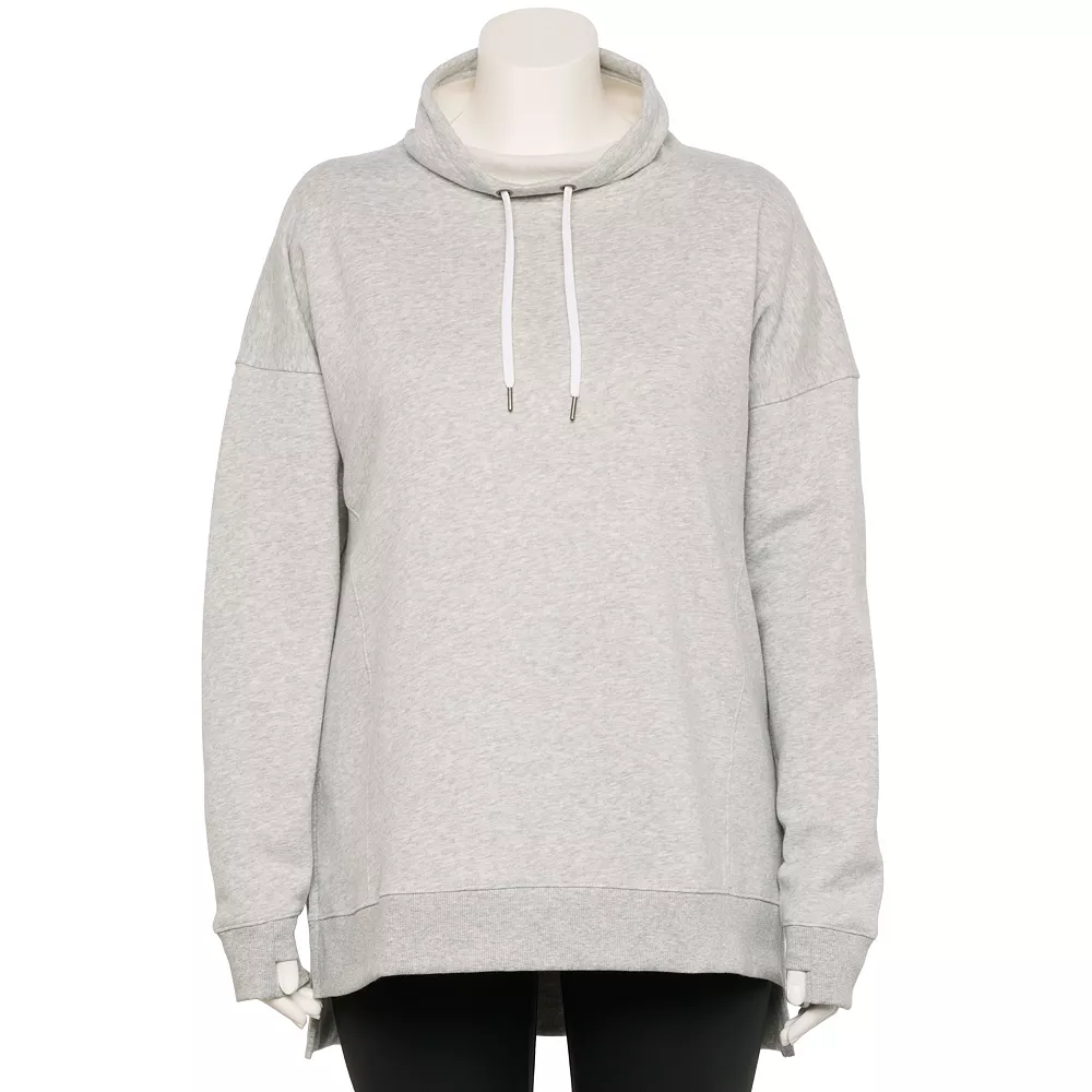 Plus Size Tek Gear® Ultrasoft Fleece Cowlneck Tunic 1 Plus Size Tek Gear® Ultrasoft Fleece Cowlneck Tunic