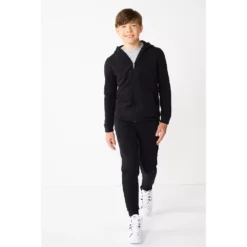 Kids 7-20 Tek Gear® Ultrasoft Fleece Full-Zip Hoodie In Regular & Husky -sportswear 5534110 ALT2