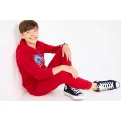 Kids 7-20 Tek Gear® Graphic Ultrasoft Fleece Hoodie In Regular & Husky -sportswear 5534351 ALT3