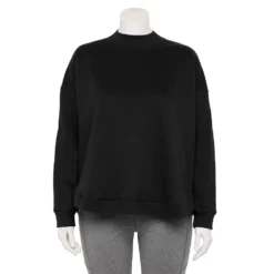 Plus Size Tek Gear® Ultrasoft Fleece Mockneck Sweatshirt