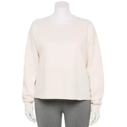 Plus Size Tek Gear® Easy Ultrasoft Fleece Crewneck Sweatshirt