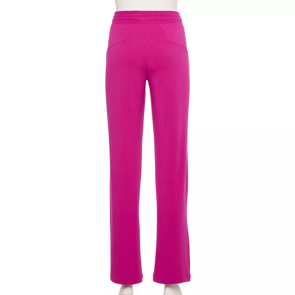 Women's Tek Gear® French Terry Straight-Leg Pants 2 Women's Tek Gear® French Terry Straight-Leg Pants - Image 2