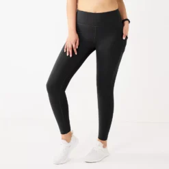 Petite Tek Gear® Ultrastretch High-Waisted 7/8 Leggings With Side Pockets
