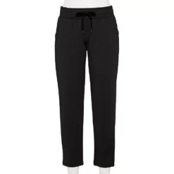 Petite Tek Gear® Weekend French Terry Ankle Pants