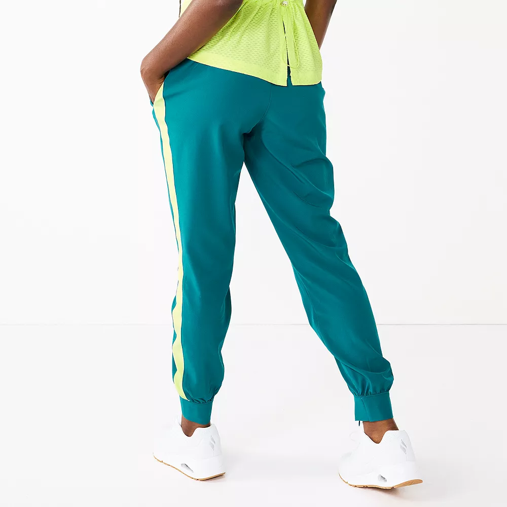 Women's Tek Gear® Zipper-Hem Woven Track Pants 2 Women's Tek Gear® Zipper-Hem Woven Track Pants - Image 2