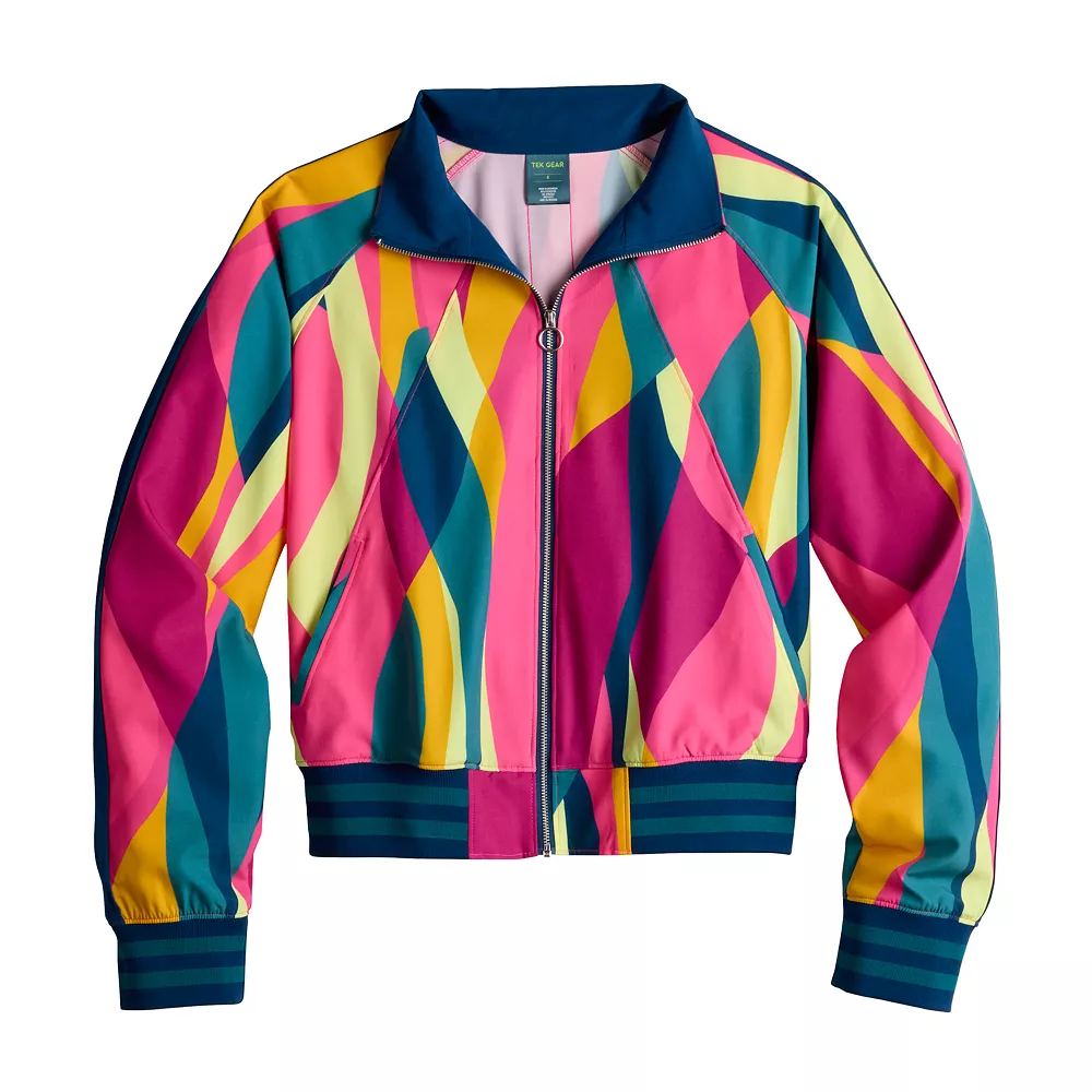 Women's Tek Gear® Woven Track Jacket 3 Women's Tek Gear® Woven Track Jacket - Image 3