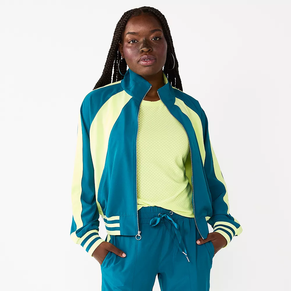 Women's Tek Gear® Woven Track Jacket 1 Women's Tek Gear® Woven Track Jacket