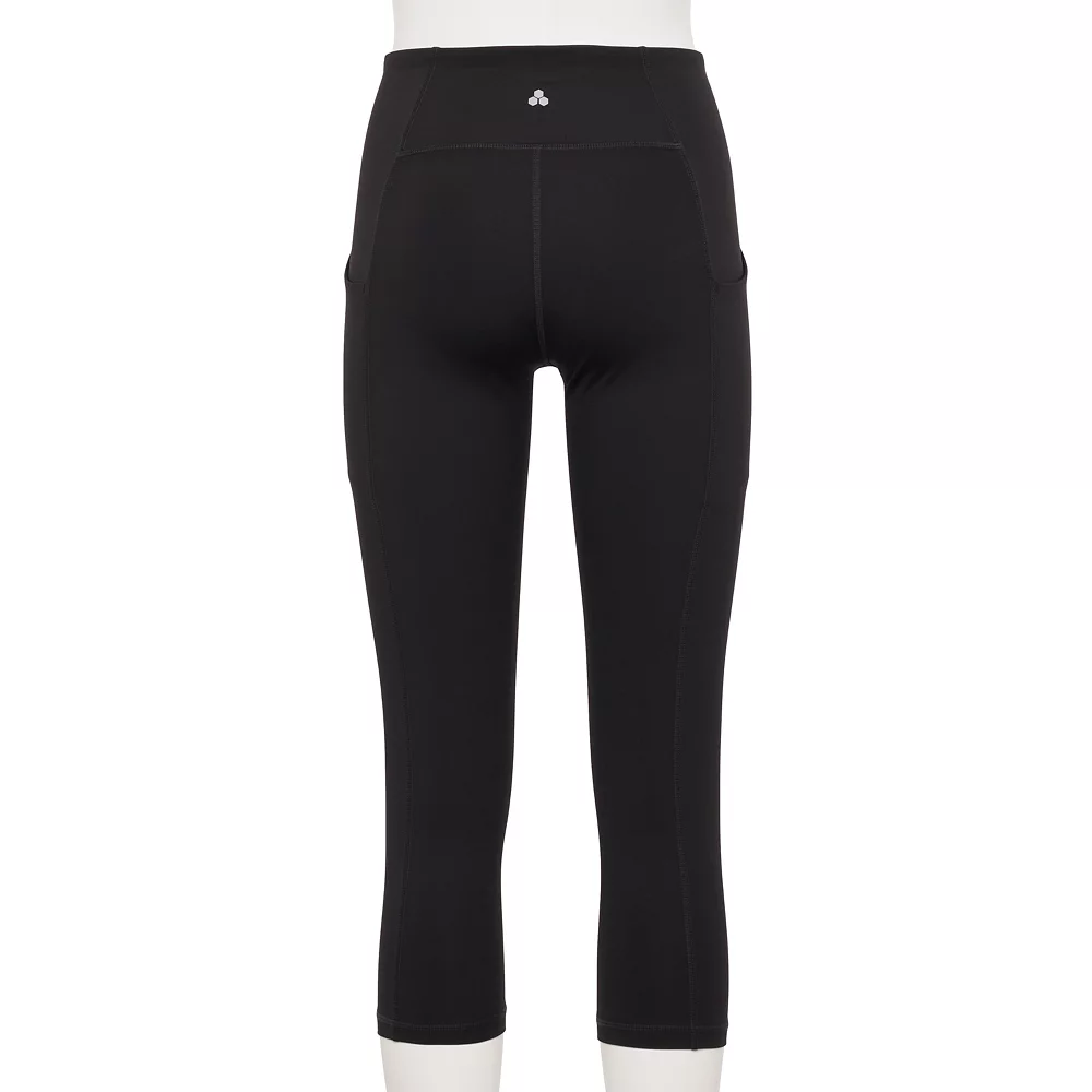 Women's Tek Gear® Ultrastretch Pocket High-Waisted Capri Leggings 2 Women's Tek Gear® Ultrastretch Pocket High-Waisted Capri Leggings - Image 2
