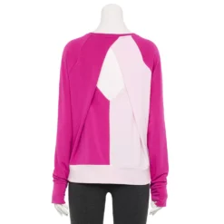 Women's Tek Gear® Keyhole Back Long-Sleeve Tee -sportswear 5662107 ALT5