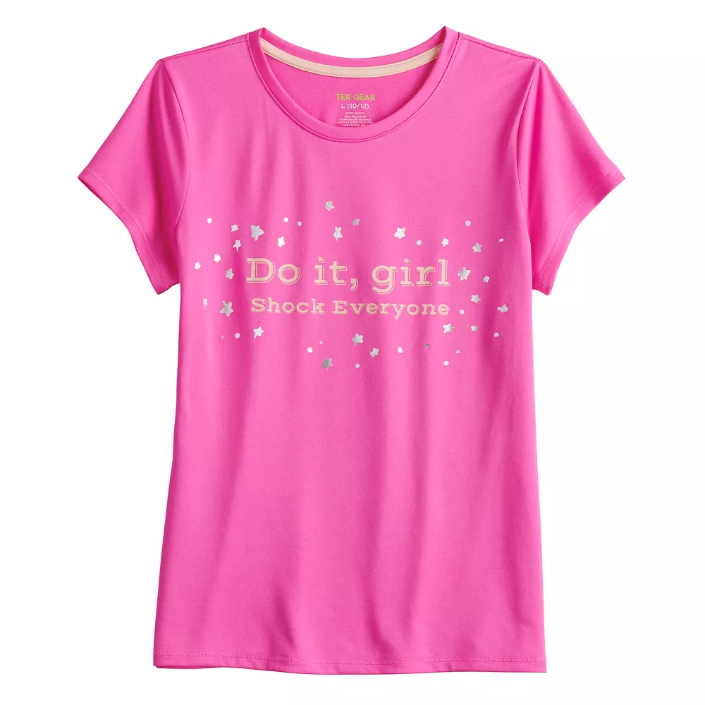 Girls 7-16 Tek Gear® Do It Girl Tee 1 Girls 7-16 Tek Gear® Do It Girl Tee