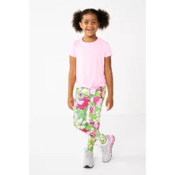 Girls 7-16 Tek Gear® Performance 7/8 Side Pocket Leggings In Regular & Plus -sportswear 6172042 ALT2