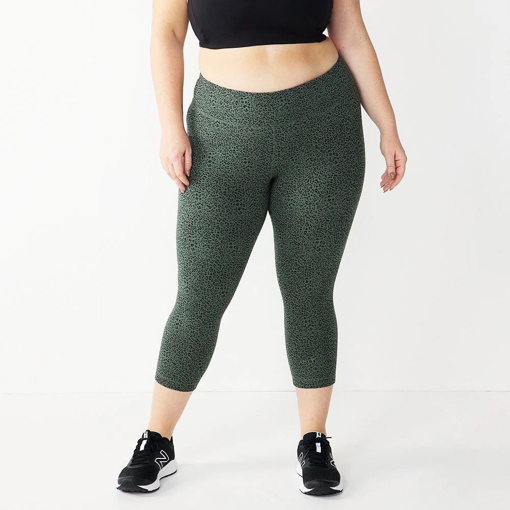 Plus Size Tek Gear® Essential High-Waisted Capri Leggings 1 Plus Size Tek Gear® Essential High-Waisted Capri Leggings